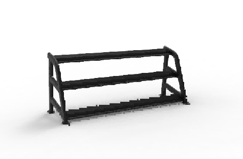 Dumbbell Rack — 15 Pairs Flat